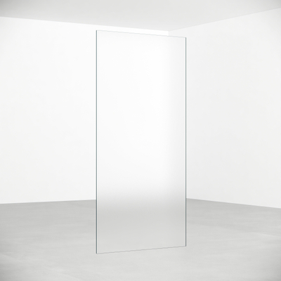 Fortifura Galeria Douche à l'italienne - verre satiné - 80x200cm - 8mm - nano - profilé encastrable invisible