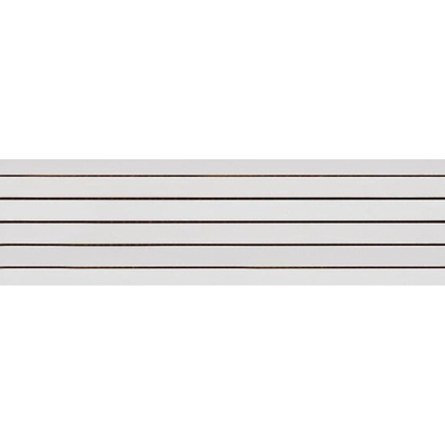 SAMPLE vtwonen Tegels Rib Wandtegel - 13x45cm - 9mm - Witte scherf - Blanco Multitono (Wit)
