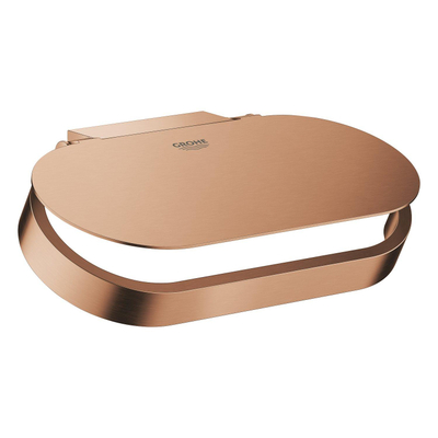 GROHE Selection porte-rouleau de WC avec couvercle brushed warm sunset