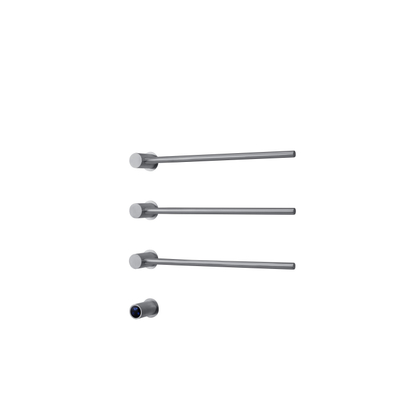 FugaFlow Eccelente Caloro Radiateur électrique pour serviettes - 52x54x13cm - 30 watts - acier inoxydable brossé