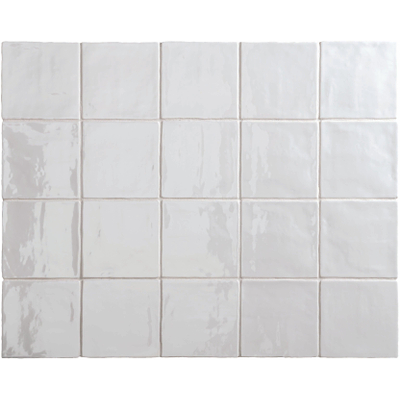 ÉCHANTILLON Par Goof Carreau mural Ancien Hollandais blanc ancien Vintage Brillant Blanc