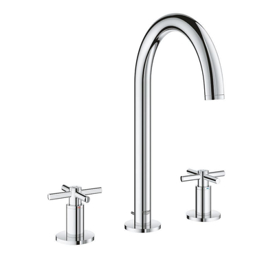 GROHE Atrio Wastafelkraan Opbouw - uitloop 16.6cm - waste - chroom