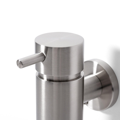 Zack Manola Distributeur de savon S 12,5 cm Acier inoxydable mat satiné