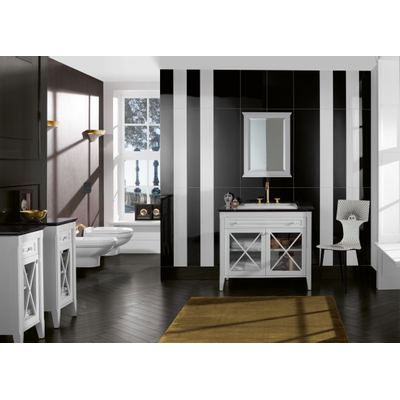 Villeroy & Boch Hommage abattant de WC - SoftClose QuickRelease charnières chromées blanc