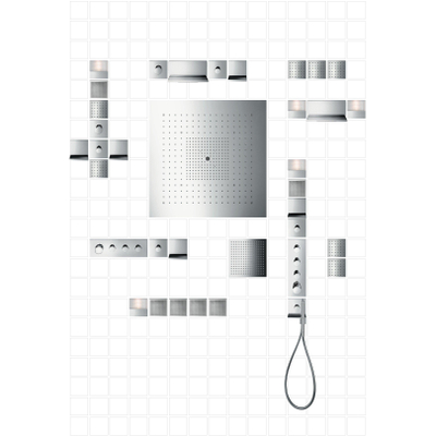 Hansgrohe AXOR Starck planchetmodule kort chroom