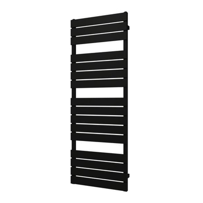 Plieger Genua designradiator horizontaal 1520x550mm 800W mat zwart