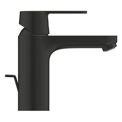 Grohe Get Wastafelmengkraan - m-size - trek waste - matte black (mat zwart)
