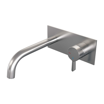 Brauer Brushed Edition Mitigeur lavabo encastrable avec poignée type B1 avec partie encastrable ColdStart Nickel brossé