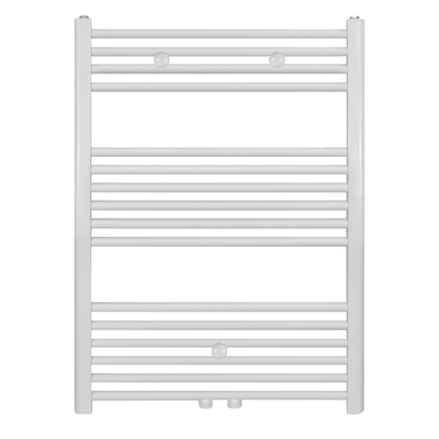 Belrad Radiateur porte-serviettes - raccordement central - 1000X600mm - 496Watt - Blanc