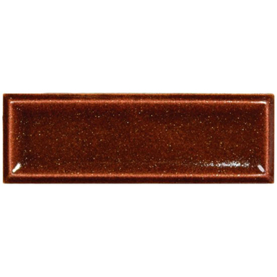 Douglas Jones RETRO Wandtegel - 5x15cm - 9.0mm - saffron dark (Rood)
