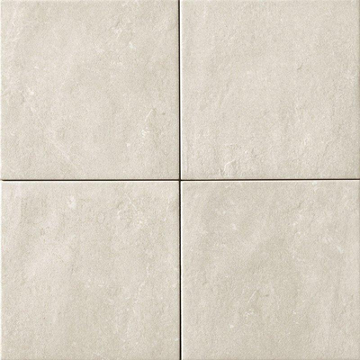 Terravito Ellino carreau mural et de sol - 20x20cm - 9mm - Carré - Aspect pierre naturelle - Blanc mat