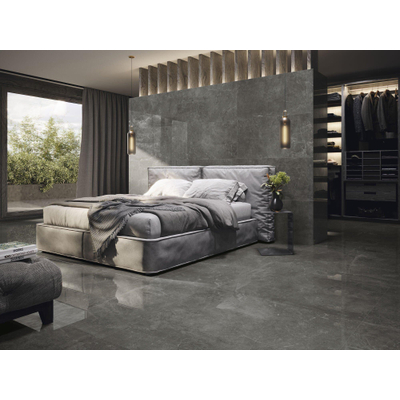 SAMPLE Terravito Unicoa wand- en vloertegel - 120x120cm - 9mm - gerectificeerd - Zwart