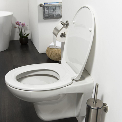 Tiger Lunette de WC Pasadena Softclose Thermoplast Blanc 37.1x5.7x44.6cm