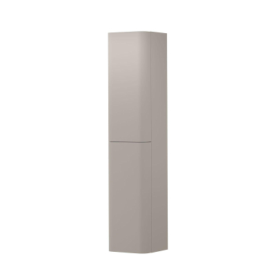INK Concept R Hoge Kast - 35x35x169cm - 2 deuren - afgeronde hoeken - tbv grepen - linksdraaiend - mat kasjmier grijs