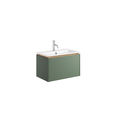 Crosswater Mada Ensemble de meuble - 60x36x35.5cm - 1 vasque - 1 trou de robinet - Sage Green