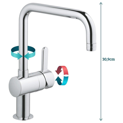 GROHE Flair Keukenkraan - hoog - chroom