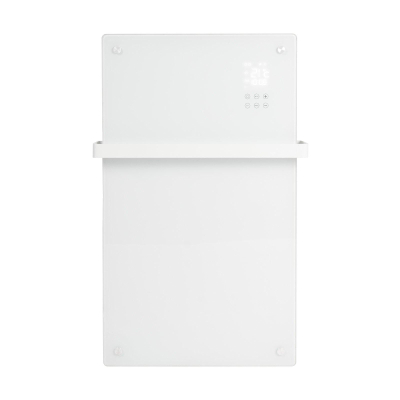 Eurom Alutherm panneau - 81,5x43,8cm - IP24 - 1200watt - wifi - mural - Vertical - métal/verre - blanc