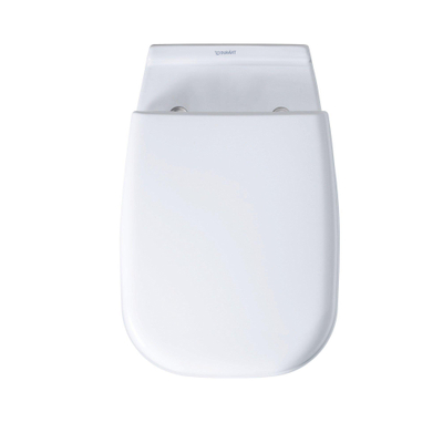 Duravit D-code Abattant de WC 43x36x4cm compact Plastique blanc Brillant