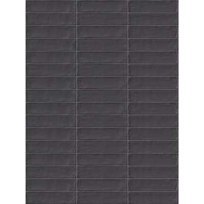Emil Total Brick Carreau mural 6x24cm 10mm Anthracite