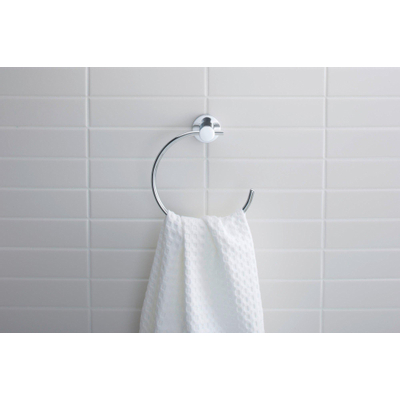 Duravit D-code Handdoekring - hoogglans chroom