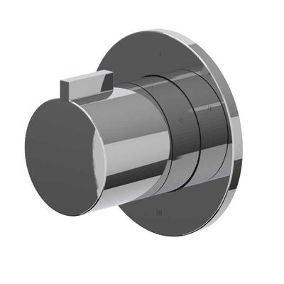 IVY Pact Partie apparente - 3 voies - inverseur d’arrêt - symmetry - rosace ronde - Chrome