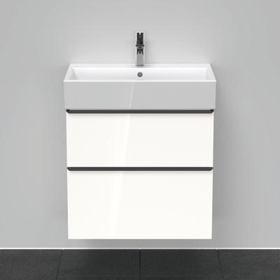 Duravit D-neo Meuble sous vasque 68.4x44.2x62.5cm 1 tiroir Blanc haute brillance