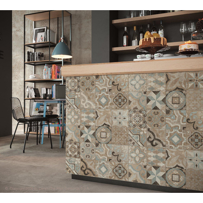 SAMPLE Terravito Sigillo wand- en vloertegel - 29.6x59.5cm - 8mm - gerectificeerd - Betonlook - Bruin