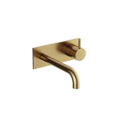 Hotbath Cobber Partie de finition - pour ensemble de robinet - 18cm bec - Living colours - Laiton brossé