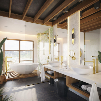 Hansgrohe Addstoris Poignée pour porte de douche polished gold optic