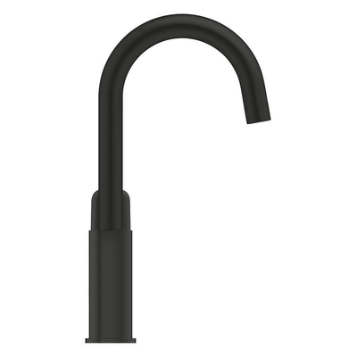 GROHE Cubeo wastafelkraan - l-size - met klikwaste - mat zwart