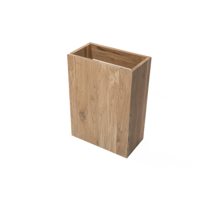 Saniclass Holz Pure meuble lave-mains - 39.4x21.5x55cm - 1 porte - Chêne naturel
