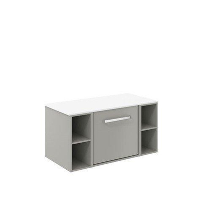 Crosswater Infinity Plan vasque - 90x45x1cm - blanc polaire