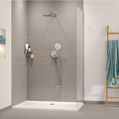 GROHE QuickFix Precision SmartControl Système de douche encastré - tête de douche mono Vitalio Rain 310 - chrome.