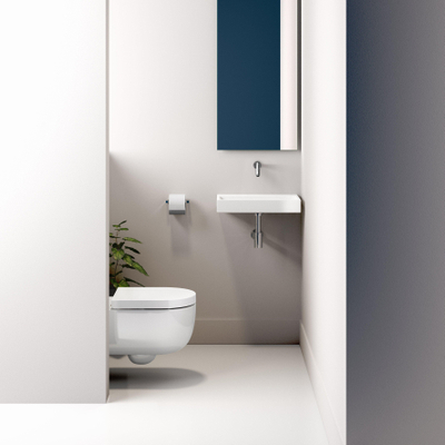 Clou Mini Wash Me lave-mains 38x24cm sans trou de robinet Céramique Blanc