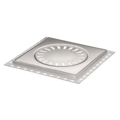 Berg van den siphon de rénovation 196x196x10mm inox