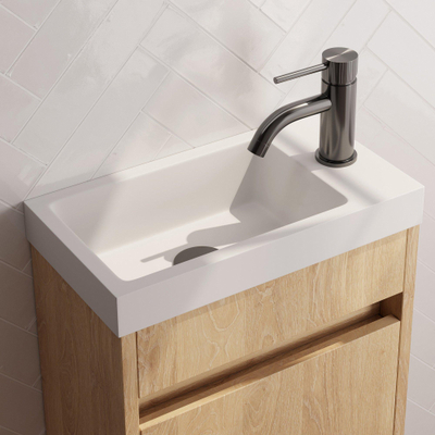 BRAUER Stripe Robinet de lavabo - apparent - gunmetal brossé PVD