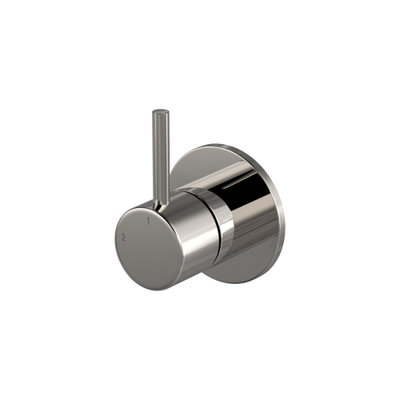 Hotbath Buddy /Cobber - inbouw 2-weg omstel - geborsteld nikkel (RVS)