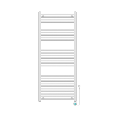 Rosani Avant Radiateur électrique - 140x60cm - 600watt - blanc brillant