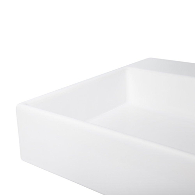 Ink Unlimited lavabo - 100x45x11cm - 2 trous de robinet - blanc brillant