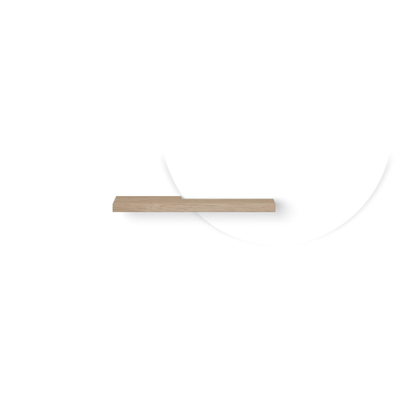 Looox Wood Collection tablette de miroir – asymétrique – 60 x 3 x 13 cm – Chêne old grey