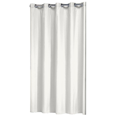 Sealskin Coloris Rideau de douche Polyester/Coton 180x200 cm Blanc