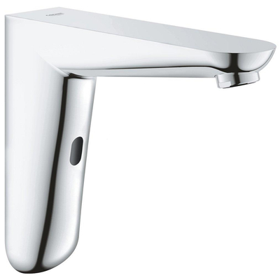 GROHE EuroPro Cosmopolitan E robinet mural économique en eau sans mélange avec batterie LongLife 6V chrome