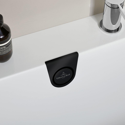 Villeroy & boch Toebehoren watertoevoer geïntegreerd in overloop black matt