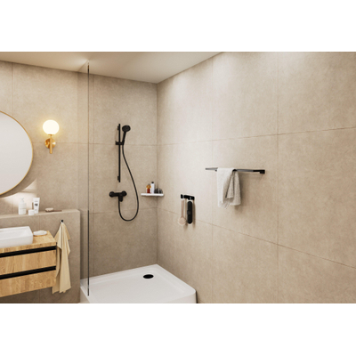 Hansgrohe Vernis Blend ensemble barre coulissante 65 cm ecosmart noir mat