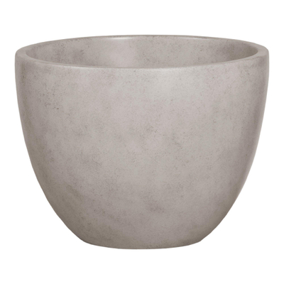 BRAUER Concrete Waskom opbouw - 36x36x28cm - zonder overloop - rond - beton SHOWROOMMODEL