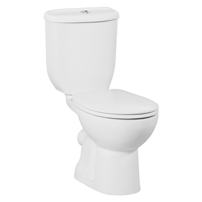 Creavit Sedef Staande Toilet - onderpot - zonder bidet sproeier -p-trap - wit