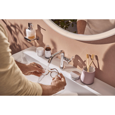 Hansgrohe Tecturis s Eengreeps wastafelkraan - 110 Fine - coolstart - met afvoerplug - geborsteld brons