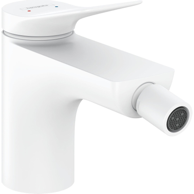 Hansgrohe VIVENIS Eengreeps bidetkraan - met trekwaste - mat wit
