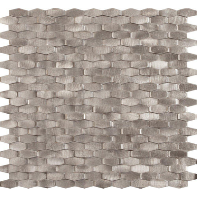 Dune Materia Mosaics Mosaïque 28.4x30cm Halley Silver 5mm Mat/brillant Argent