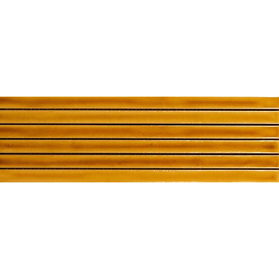 Vtwonen Carrelage Rib Carrelage mural - 13,4x45cm - 9,0mm - Mustartd crackle